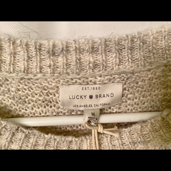 ✨ Final Price ✨ Lucky Brand Gray Cable Knit Sweater - Picture 14 of 16